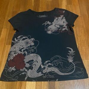 Japanese art work T-shirt, brand work large